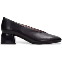 Hispanitas Dames Zwarte leren schoenen Varsovia (41), Leer, 1 tot 3 cm, Geen, Klassiek HI265177