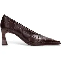 Hispanitas Dames Bruine leren schoenen Paris (38), Leer, 3 tot 5 cm, Geen, Klassiek HI264915