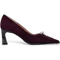 Hispanitas Dames Leren schoenen Paris bordeauxrood (36), Leer, 3 tot 5 cm, Geen, Feest, Granaatappel HI264951