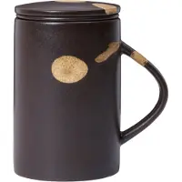 Ferm Living Theemok met Infuser Koyo Dark Brown / Buff 400 ml