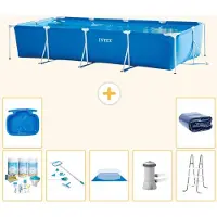 Intex Rechthoekig zwembad - 450x220x84 cm - Bestaande uit 8 delen - Model S20080