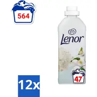 Lenor 12 x - Wasverzachter - Citroenbloesem & Zeekristal - 47 Wasbeurten - Wasverzachter - - Citroenbloesem - Zeekristal - Frisse Geur
