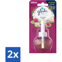 Glade 2 x - Navulling Elektrische Olie - Relaxing Zen - Zonder Houder - Geurverspreider - Elektrische Geur - Geurnavulling - Relaxerende Geur - Kalmerende Geur