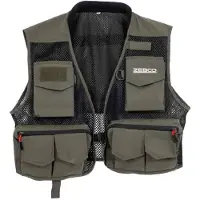 Zebco Lightweight 9 Pocket Fishing Vest Groen