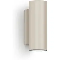 Lombardo Ago Wandlamp U&D Sand | 40° | 4000K IP66 Lichtbron Inbegrepen
