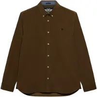 Superdry Overhemd 'CLASSIC' donkerbruin