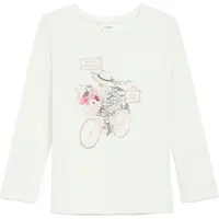 S.oliver Shirt crème / grijs / pink / rosa