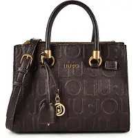 Liu Jo handtas schoudertas Manh Satchel Deep Brown donkerbruin