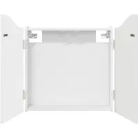 vidaXL Dartbord Kabinet Hoogglans Wit 56 x 12 x 63 cm Bewerkt hout