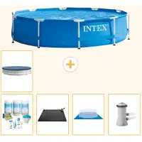 Intex Framezwembad, rond - 366x76 cm - 6-delig, model S20430