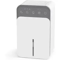 Aihontai Elektrische luchtontvochtiger, 1500 ml, ontvochtiging met timer en slaapstand, automatische uitschakeling en ontdooiing