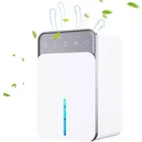 Aihontai WELAN 1200 ml elektrische luchtontvochtiger met automatische uitschakeling en kleurrijk ledlicht voor slaapkamer en kantoor