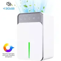 Aihontai Elektrische luchtontvochtiger – 1200 ml – 7-kleurig ledlicht – Automatische uitschakeling – Draagbaar – Ideaal voor kelders en slaapkamers