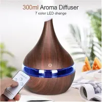 Aihontai Essentiële olie diffuser, 300 ml elektrische aroma diffuser, ultrasone luchtbevochtiger, 7-kleurige LED en afstandsbediening