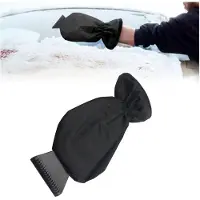 Aihontai Autoruitenkrabber met handschoen, auto-ijskrabber met handschoen, ruitenkrabber, auto-ijskrabber, voering
