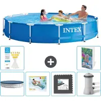 Intex Framezwembad, rond - 366x76 cm - 5-delig, model S49