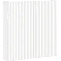 vidaXL Dartbord Kabinet ARNHEM Wit 52,5 x 10,5 x 53,5 cm Bewerkt hout