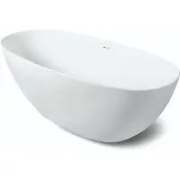 Luca Vrijstaand Bad Vasca Baden 170x76x57cm 380L Mat Wit