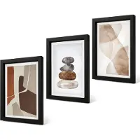 Coloray 4-Delige Schilderij Set - Abstracte schilderijen, moderne decoraties - 20 x 30 cm - Decoratieve Schilderijen - Wanddecoratie - Hal - Moderne Wanddecoratie