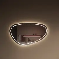 Gliss Design torsa spiegel led verlichting en spiegelverwarming 150x88,5 cm