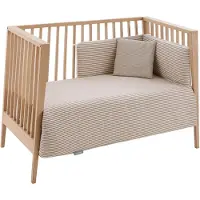 cambrass Derby 110x170x3 Cm Crib Duvet Cover 2 Units Beige Kinderen