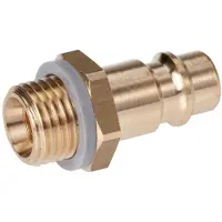Tameson Messing DN 7.2 (Euro) Luchtkoppeling Insteeknippel G 1/8 inch Buitendraad [5 Stuks]