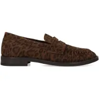 Manfield Leopard suède loafers | Maat 41