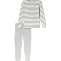 Schiesser Pyjama zilvergrijs