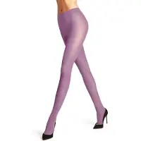 Falke Pure Matt eenkleurig materiaal ondoorzichtig 50 DEN panty dames roze - maat S