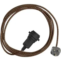 Creative Cables Snake Zig-zag Shade Ready Lamphouder Met Snoer