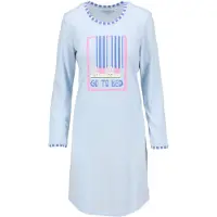 Ringella Katoenen dames nachthemd blauw | Maat 36