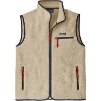 Patagonia - M's Retro Pile Vest Pelican voor Heren - Maat S - Grijs