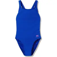Speedo - Women's Female Solid Leaderback - Badpak 36, blauw