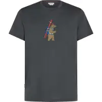 Icebreaker - Merino 150 Tech Lite S/S Tee Bear Tour - Merinoshirt L, grijs/blauw