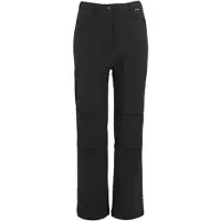 Regatta - Kids Unisex Softshell Trousers - Trekkingbroek 13 Years, zwart
