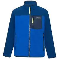 Regatta - Junior Frankie Warm Fleece - Fleecevest 7-8 Years, blauw