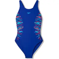Speedo Placement Muscleback 1 Piece Swimsuit Kids