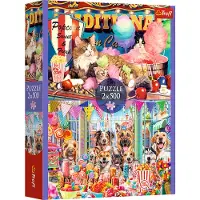 Trefl puzzel Fluffy friends - 2-in-1 legpuzzel voor kinderen.