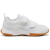 Puma Varion 3 V junior imitatieleren voetbalschoenen - wit/lila Jongens/Meisjes Imitatieleer - maat 29