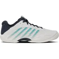 K-swiss Tennisschoen Men Hypercourt Express 3 Blanc/Carbon/Baltic-Schoenmaat 41
