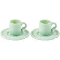 Pols Potten Espressokop Gobi Light Green (Set van 2)