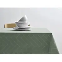 Södahl Tafelkleed Tiles Hedge Green-100 x 140 cm
