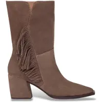 Wonders Dames Leren laarzen Charme taupe (41), Leer, 3 tot 5 cm, Geen, Casual M-6404