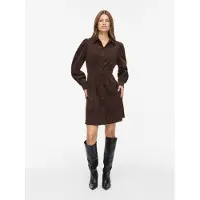 Vila Blousejurk 'VICORDU' donkerbruin
