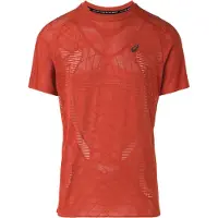 Asics Functioneel shirt 'METARUN' kreeft / zwart