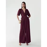 Willa Jumpsuit 'OMAHA' donkerrood