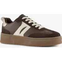 Blue Box dames sneakers donkerbruin maat 39