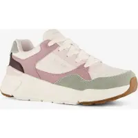 SKECHERS Rovina Lite suède dames sneakers beige roze maat 37