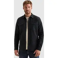 PME Legend Overhemd 'Shirt in 100% cotton with chest pockets and badge' donkerblauw