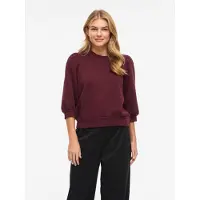 Vila Sweatshirt 'VIVERA' wijnrood